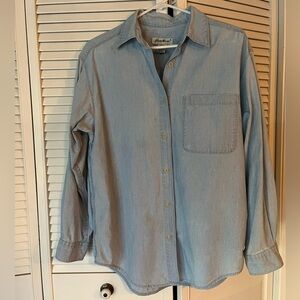 Eddie Bauer Light Blue Denim Women's Shirt